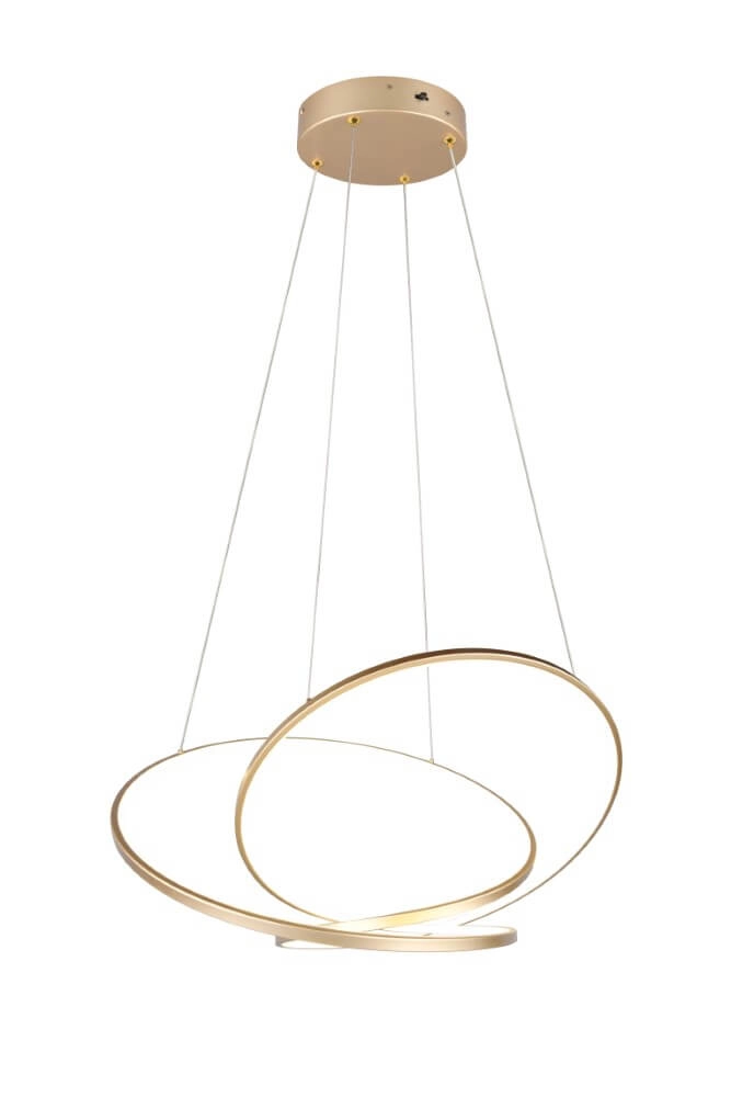 Lampe suspendue Vide Darvin or - 75cm Trio 4017807616071