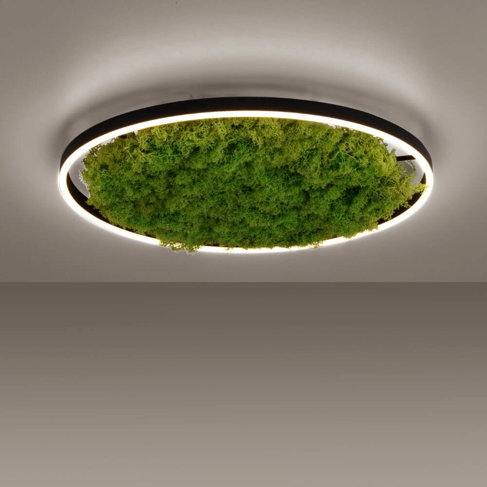 Plafonnier Green Ritus avec mousse Ø 58,5cm Just Light 4043689994808