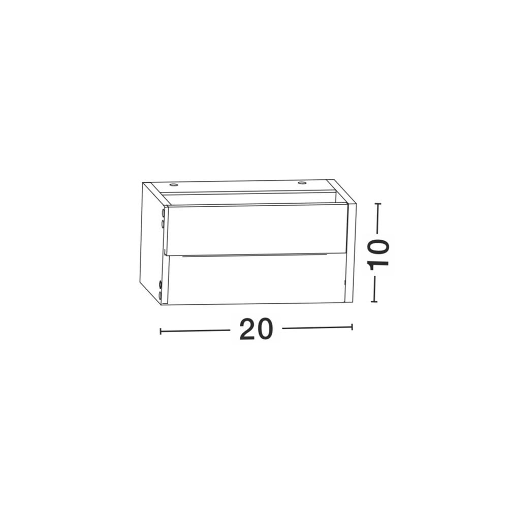 Applique murale directionnelle Twin gris Lyora 5212017408822