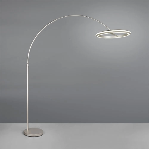 Lampe de pied Amador nickel Trio 4017807688184