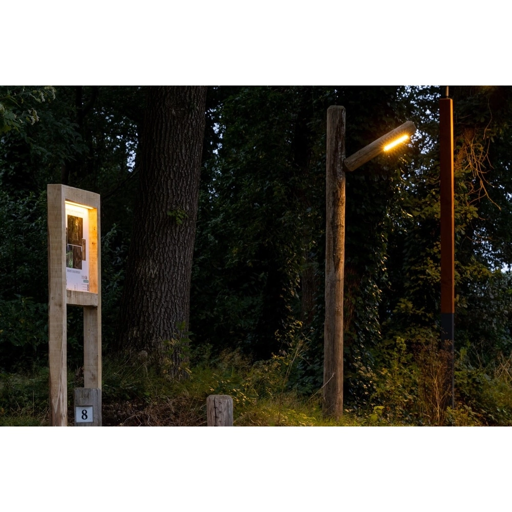 Lanterne en bois Alto Châtaigne - 3M - 3000K Timberlab 8716803513488
