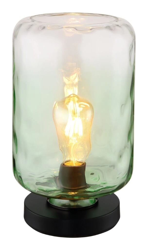 Lampe de table design Darina verre vert Lampe de table design Darina verre vert