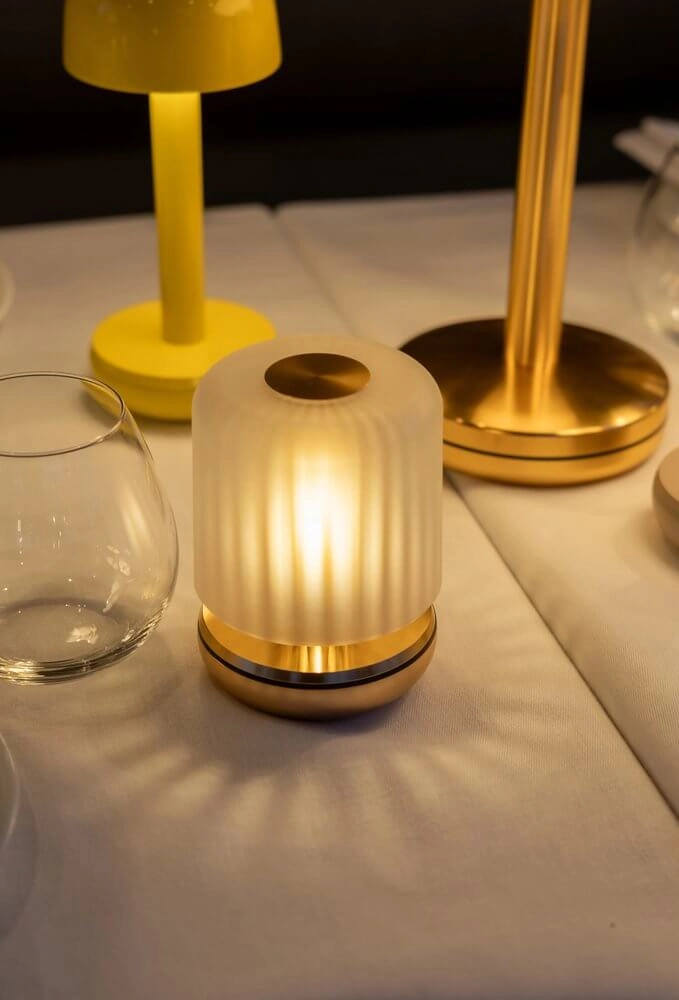 Lampe de table rechargeable Firefly bronze dépoli Humble 6097522143159