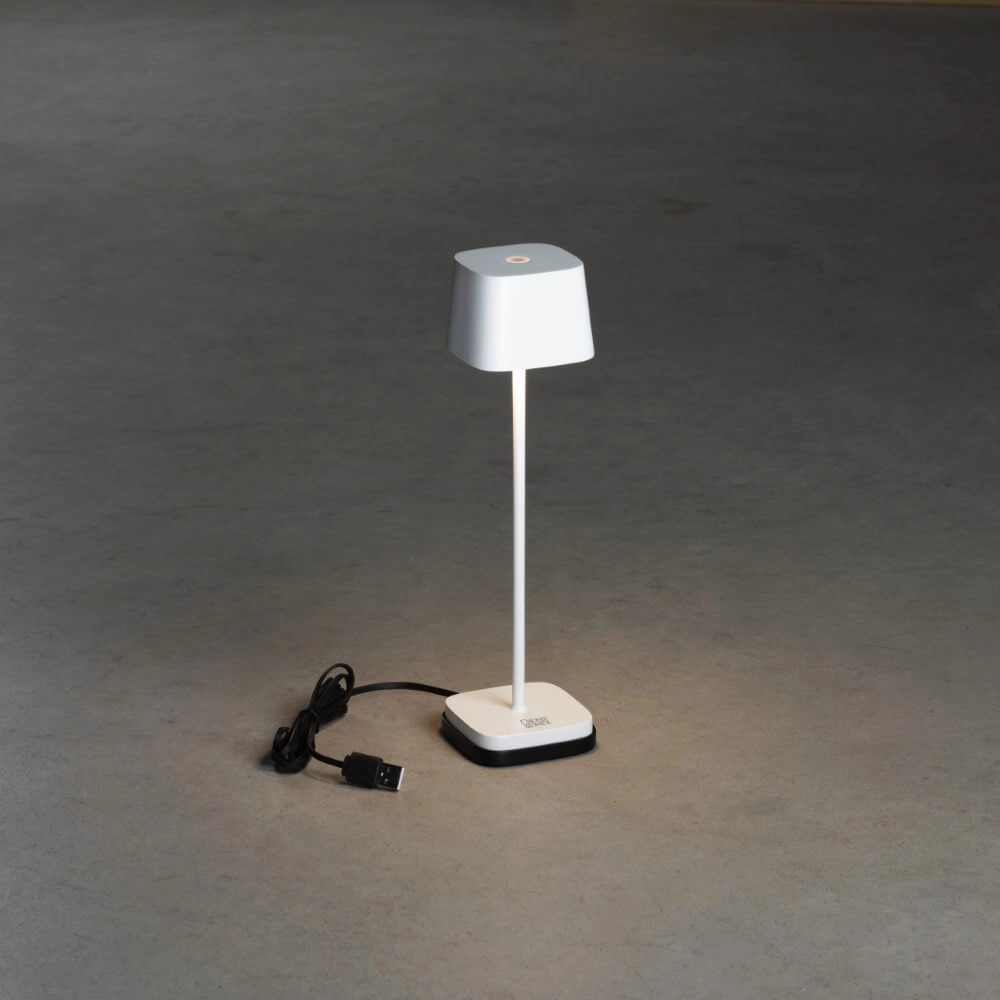 Lampe de table sans fil Capri mini blanc KonstSmide 7318307829259