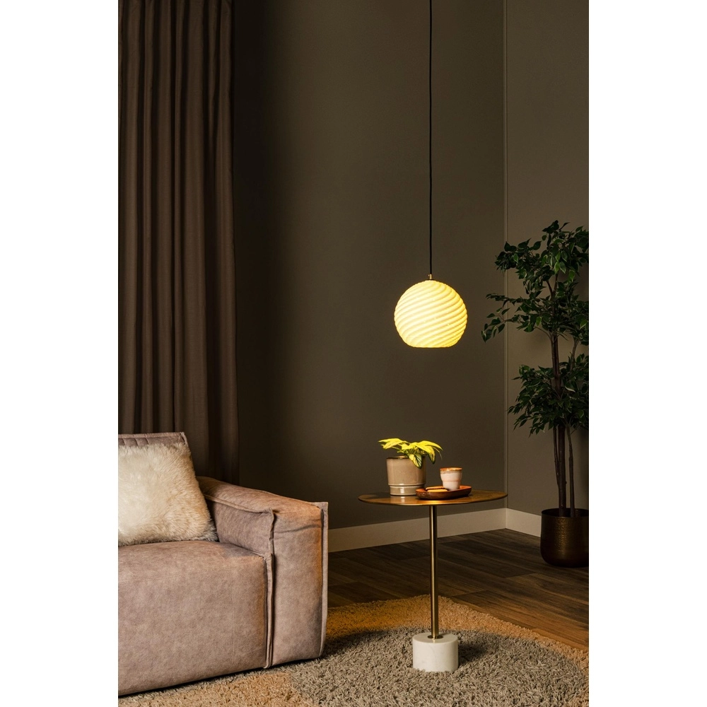 Lampe pendante de conception Bina Unique Ø 25cm blanc Lucide 5411212135100