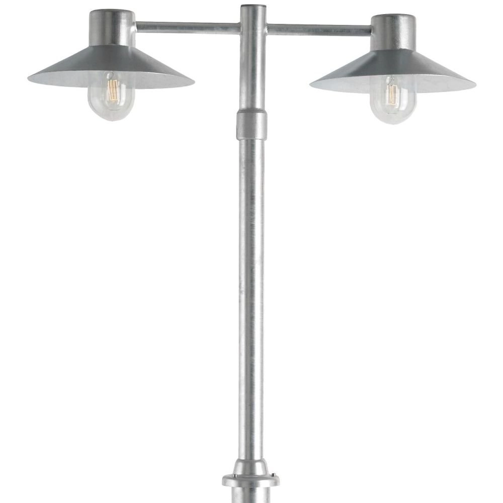 Lampe de terrasse Selva 2 lumières gris zinc Franssen 7042892750031