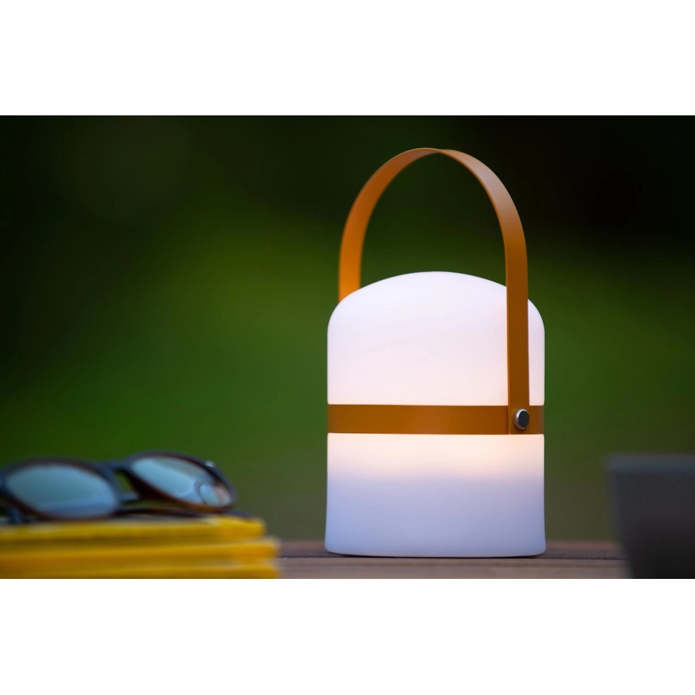 Lampe de table rechargeable Little Joe orange Lucide 5411212061430