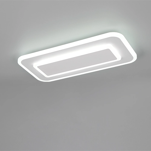 Lampe de plafond moderne Riva blanc 40 cm Trio 4017807682939