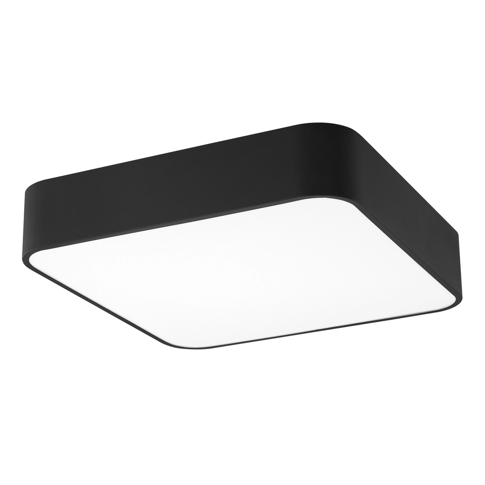 Plafonnier carré Ragu noir 46cm Lyora 5212017413789