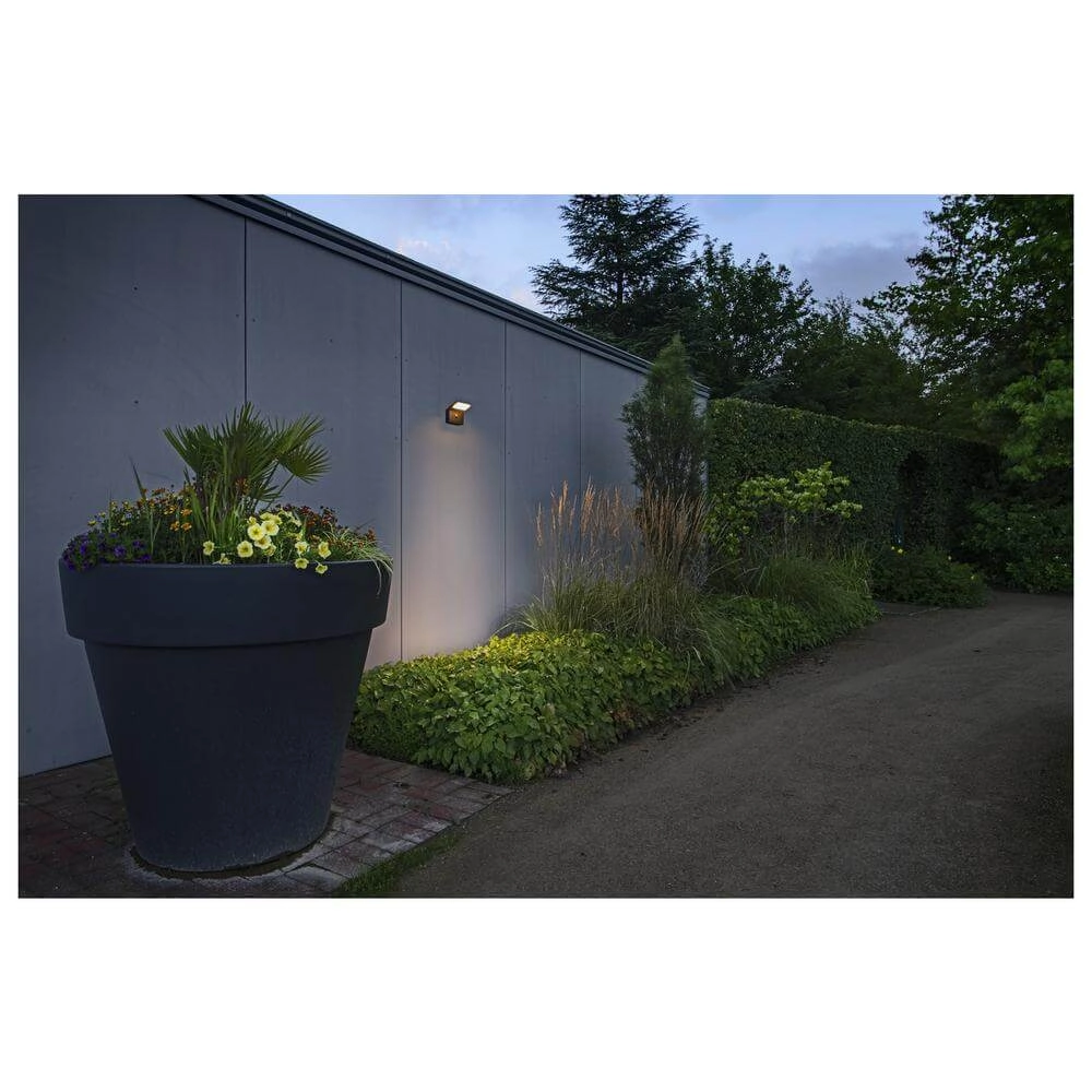 Applique murale design Ordi 2 Noir avec capteur SLV 4024163300599