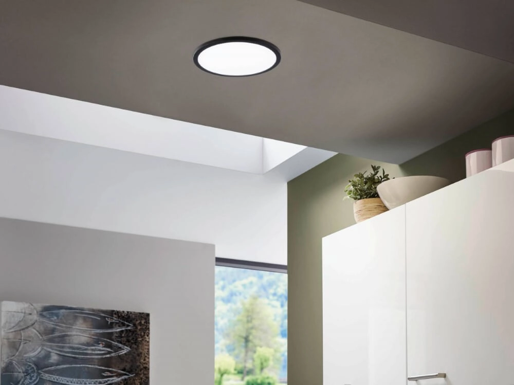 Lampe encastrée Fueva Flex noir 4000K Eglo 9002759988715