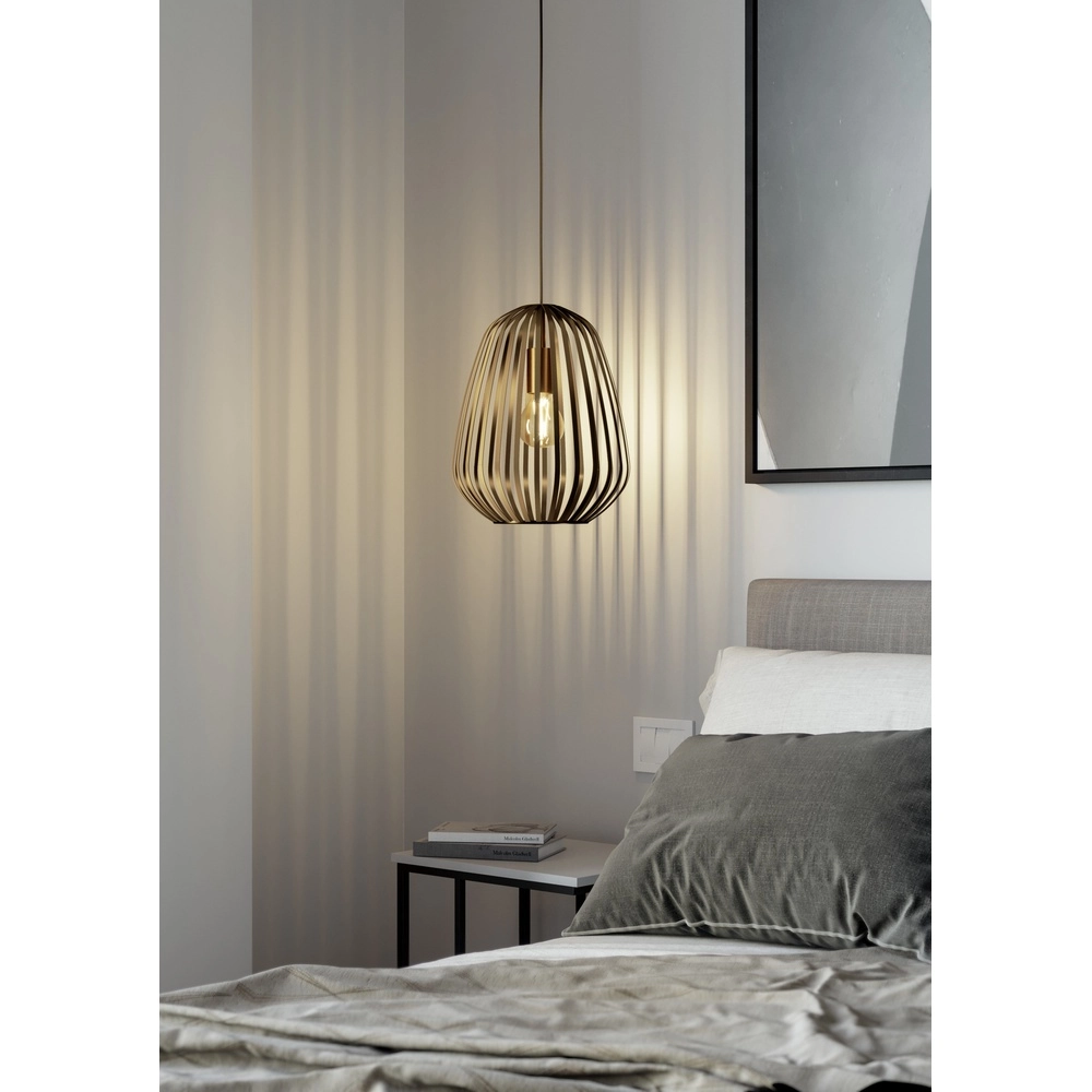 Lampe pendante en bronze Espinal Ø 28cm - 1x E27 Eglo 9008606312580