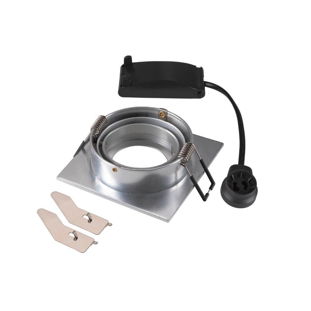 Spot encastré New Tria 75 carré - aluminium - GU10 SLV 4024163276108