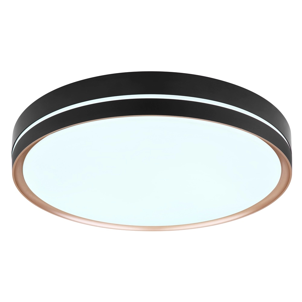 Lampe de plafond à design Manni noir Ø 48,5cm Globo 9007371425150