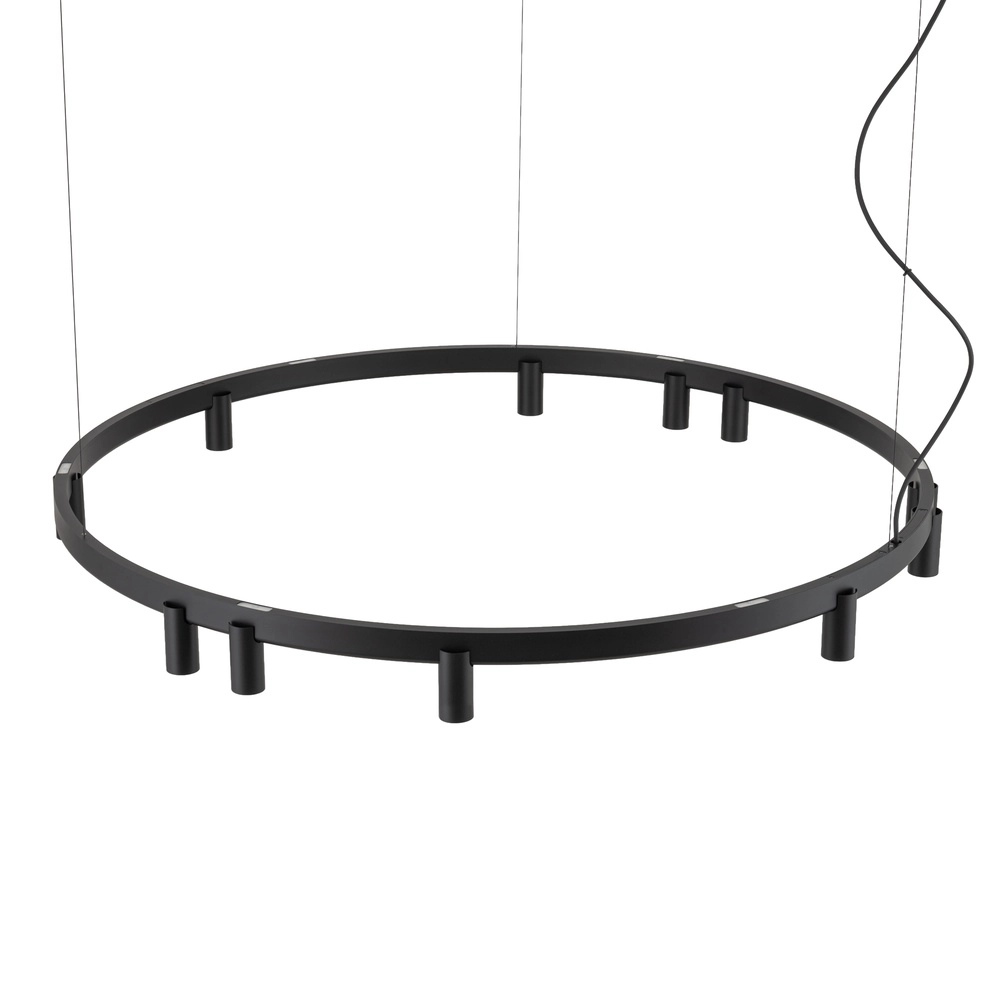 Lampe pendante de conception Fourty noir Ø 116cm Lyora 5903139122887