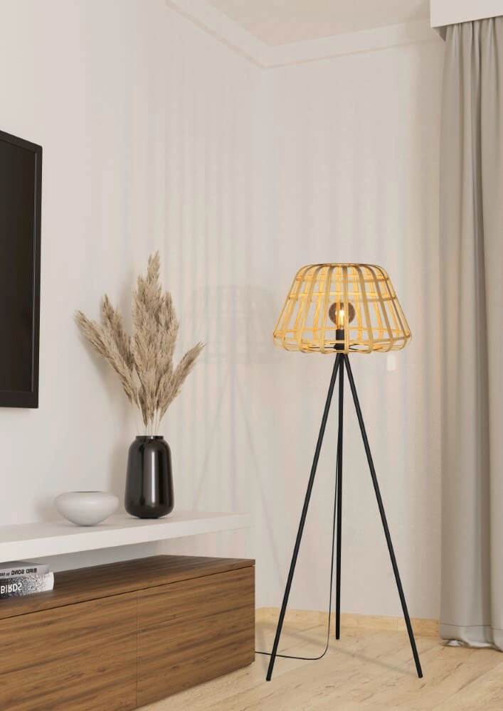 Lampadaire en rotin Montezuelo 149 cm Stars of Light 9008606240548