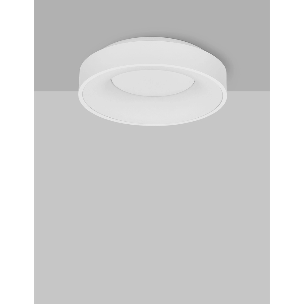 Plafonnier Rando Thin blanc Ø 38cm Lyora 5212017420022