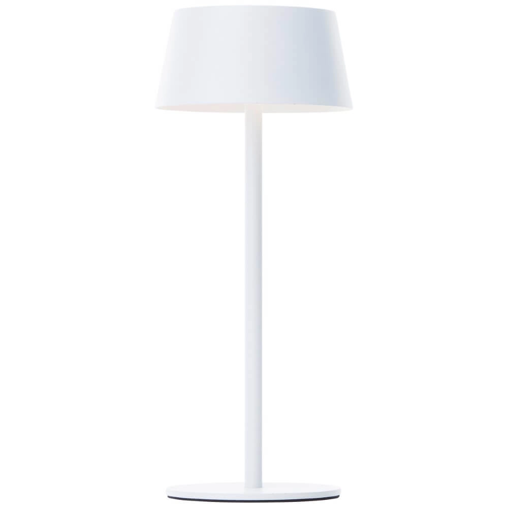 Lampe de table design blanche Picco sur la batterie Brilliant 4004353437700