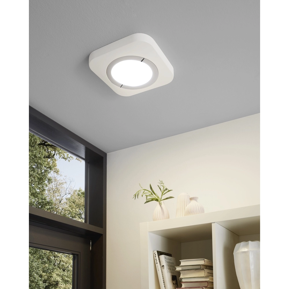 Lampe de plafond Puyo Blanc et chrome Eglo 9002759963965