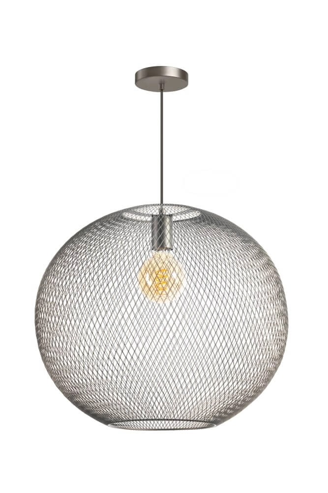 Suspension marron Billie design Ø 50cm