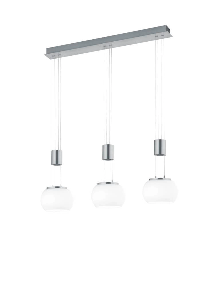 Lampe suspendue design Madison Acier inoxydable - 3 lumières