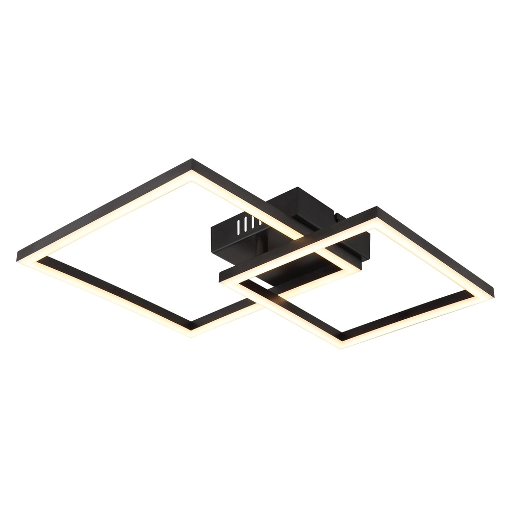 Lampe de plafond élégante Tyler Noir