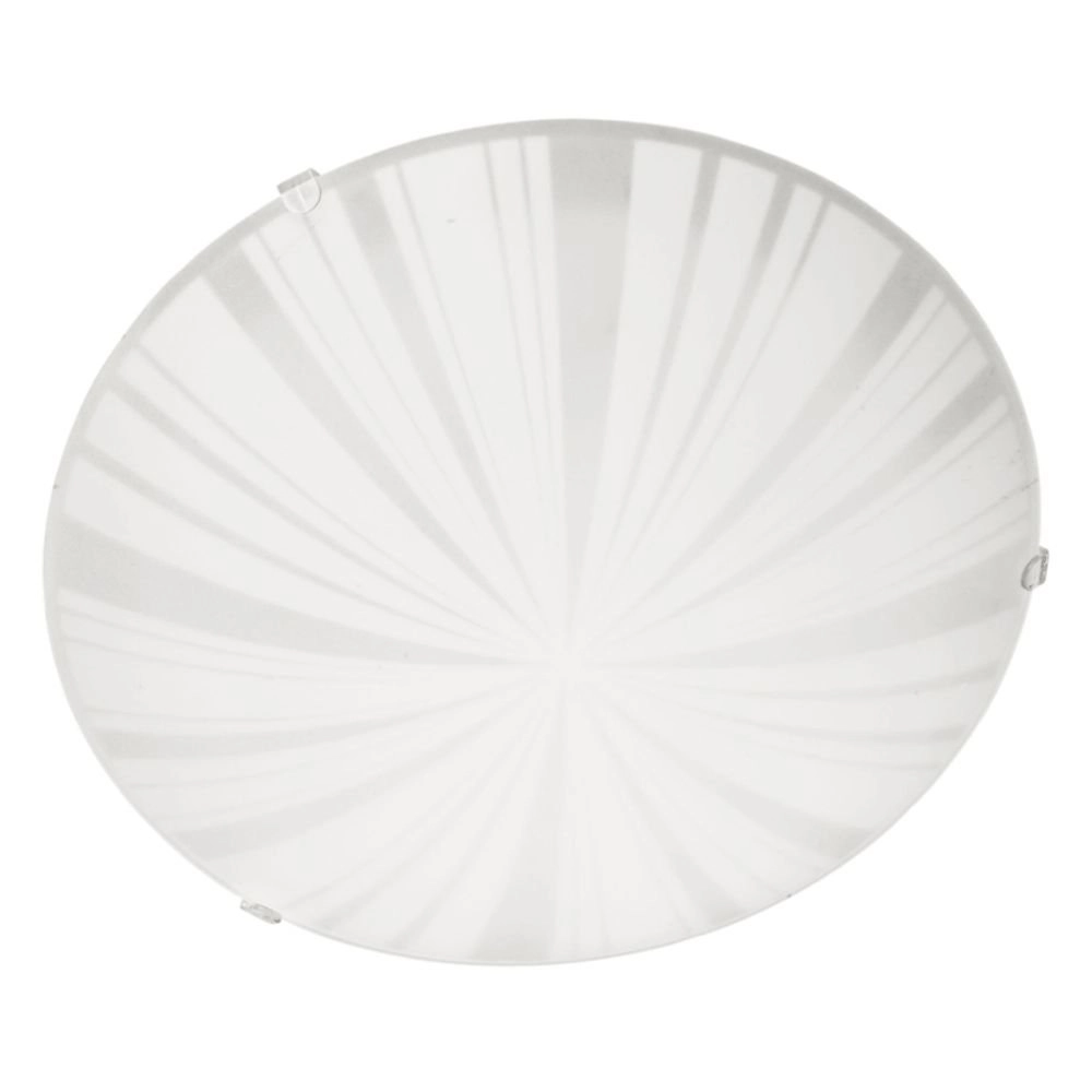 Lampe de plafond Mars 1 Rayure blanche de 24,5 cm Lampe de plafond Mars 1 Rayure blanche de 24,5 cm