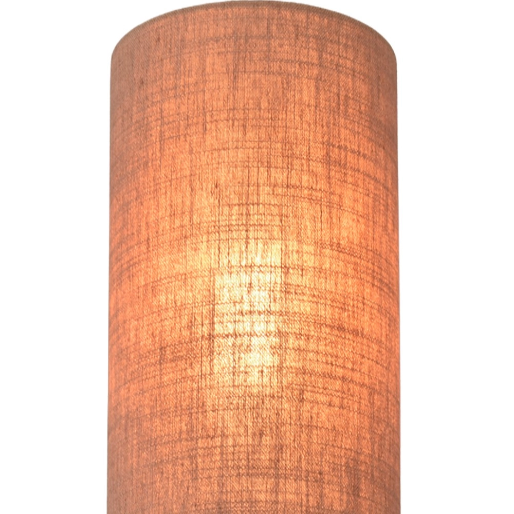 Lampe de pied Lisbourg Noir avec capuche beige beige Masterlight
