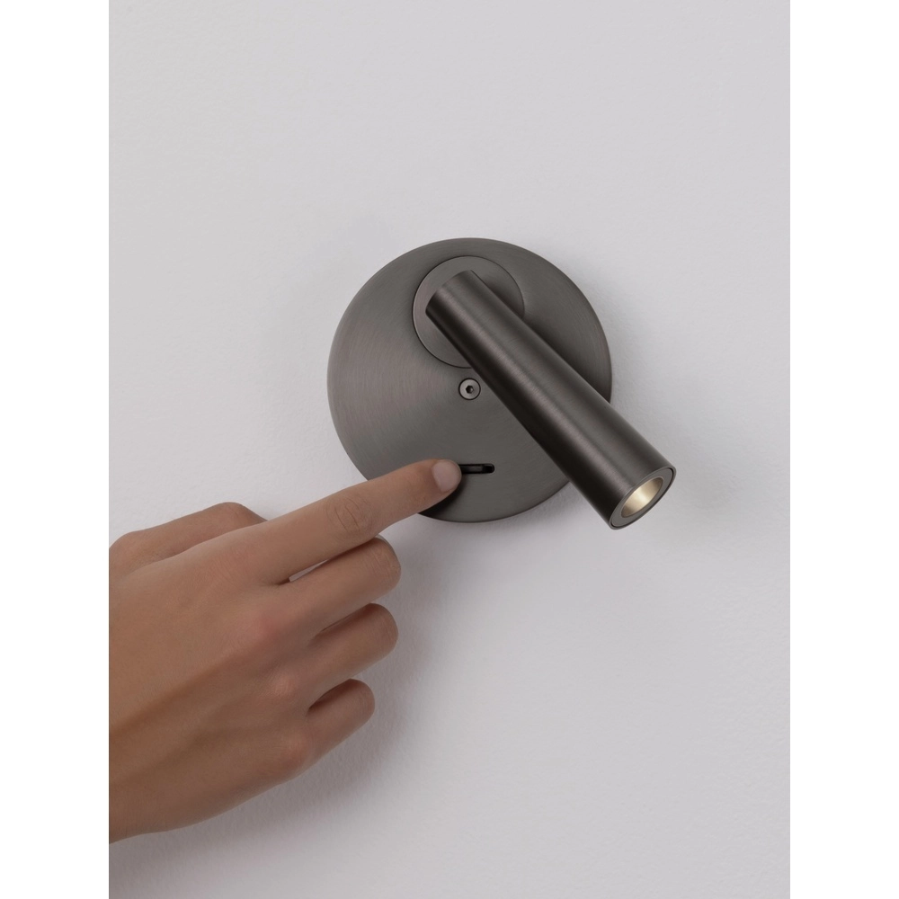 Lampe de chevet Tico nickel Lyora 5212017473196