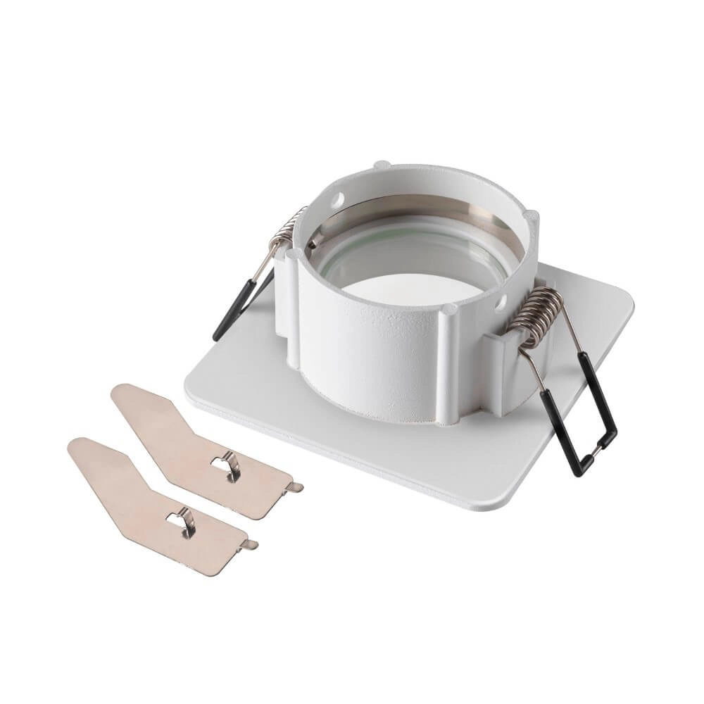 Anneau de montage New Tria 68 IP65 carré blanc - sans raccord SLV 4024163276412