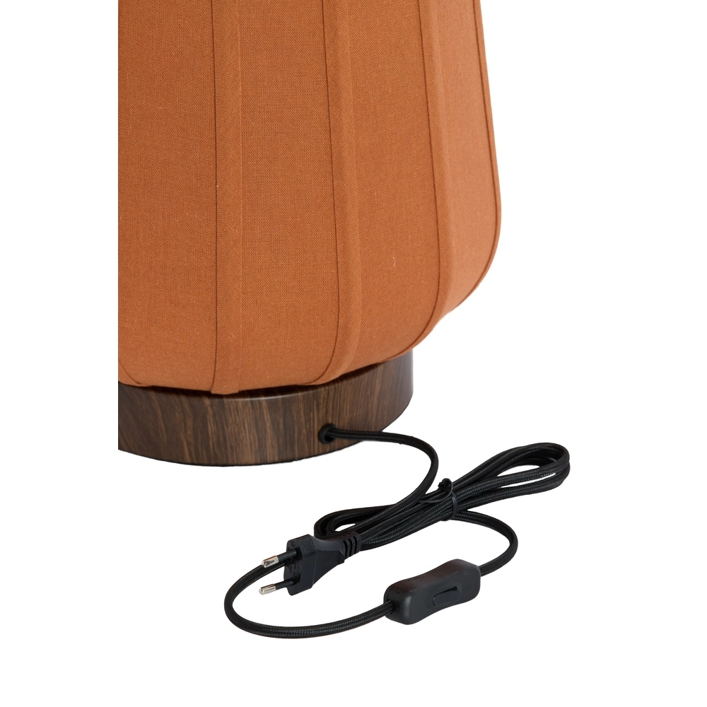 Lampe de chevet Bibury Ø 30cm - lin en terre cuite Light & Living 8717807794248