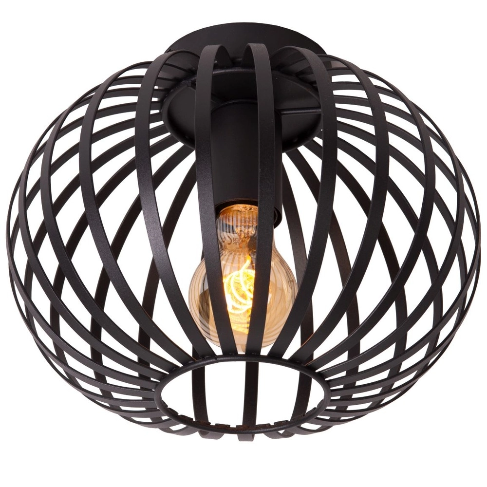 Lampe de plafond Manuela Ø 25cm noir Lucide 5411212810236