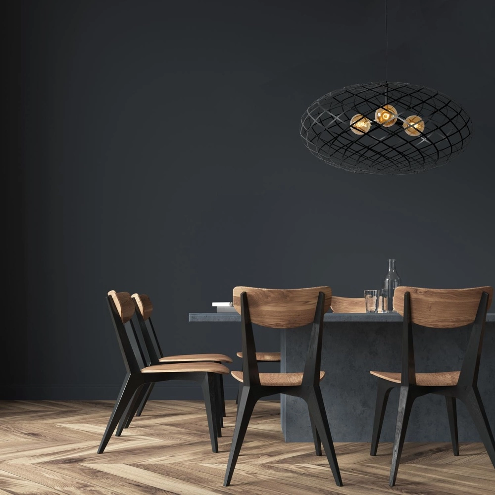 Lampe pendante Vide Wolfram Noir à 3 lumières Lucide 5411212211156