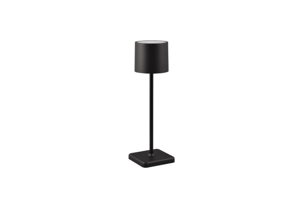 Lampe de table rechargeable Fernandez noir Trio 4017807564334
