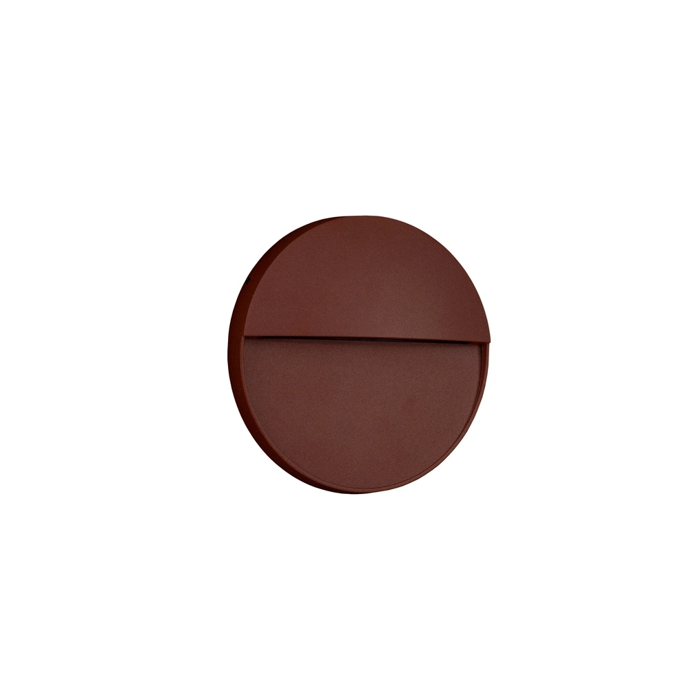 Applique murale ronde Rodix Brun rouille Lyora 5212017478917
