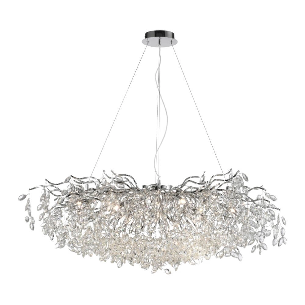 Lustre Ricicle 120 cm chromé Paul Neuhaus 4012248382080