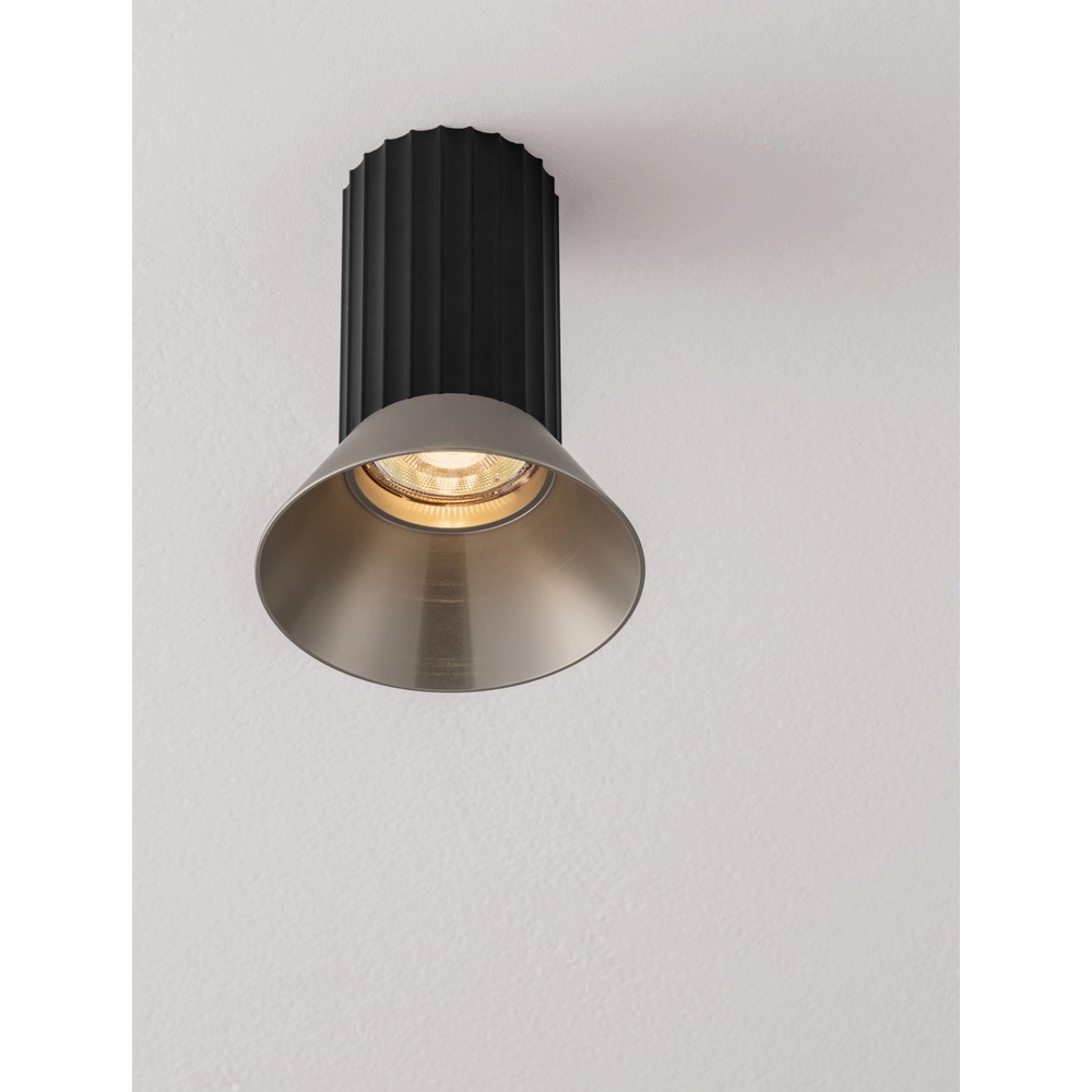 Spot de plafond Luvia noir avec bronze Lyora 5212017475503