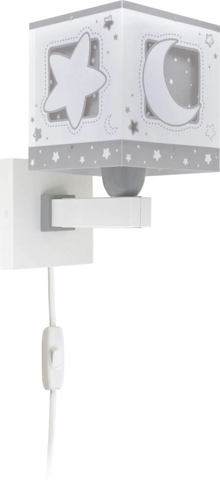 Applique grise Moonlight pour chambre d'enfant Dalber 8420406632391