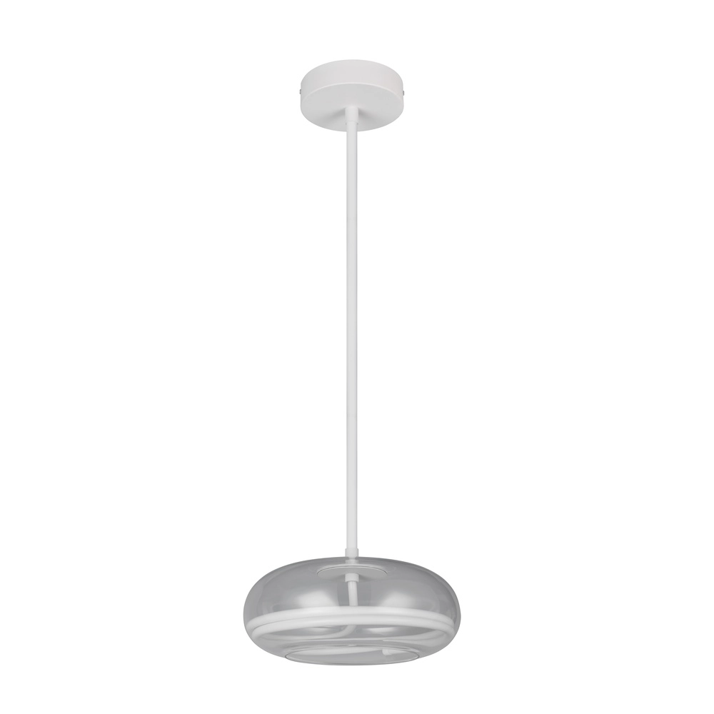 Lampe pendante de conception Tarsia blanc Ø 40cm Trio 4017807683325