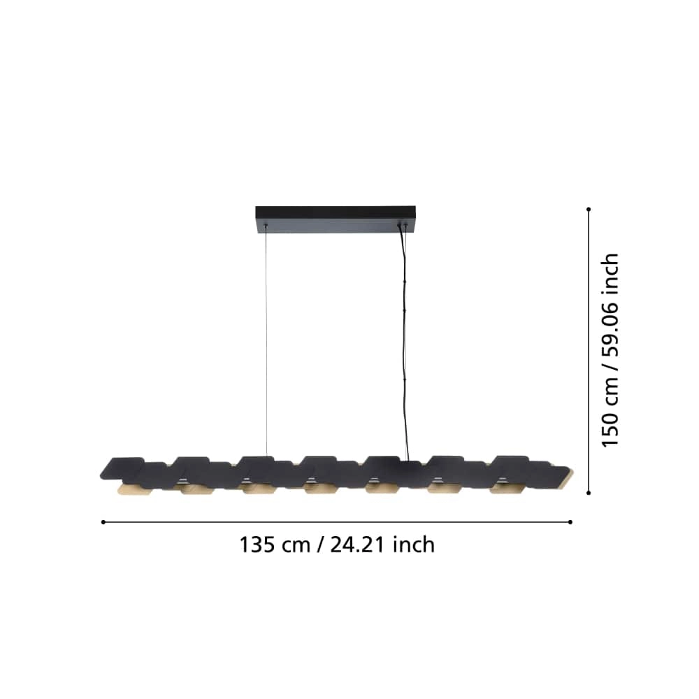 Lampe suspendue de bureau Altagracia 135 cm Stars of Light 9008606220991