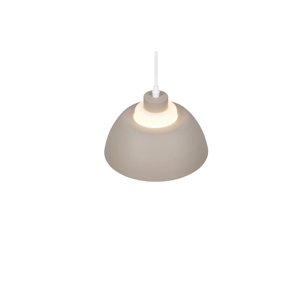 Lampe pendante de conception Tilos brun sable Ø 23cm Trio 4017807690088