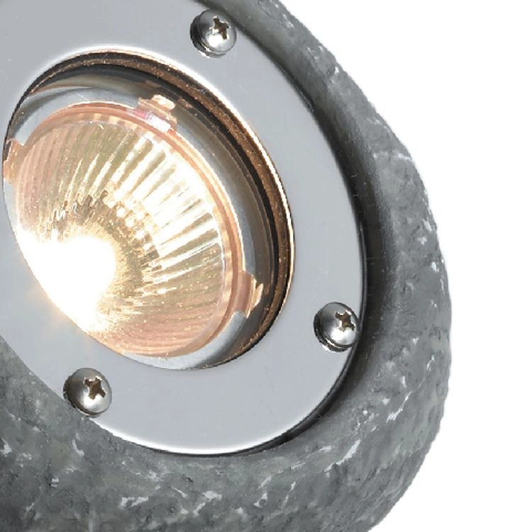 Spot de jardin LED Lapis 12V 3w - 3000K gris pierre pavé GardenLights 5907800855999