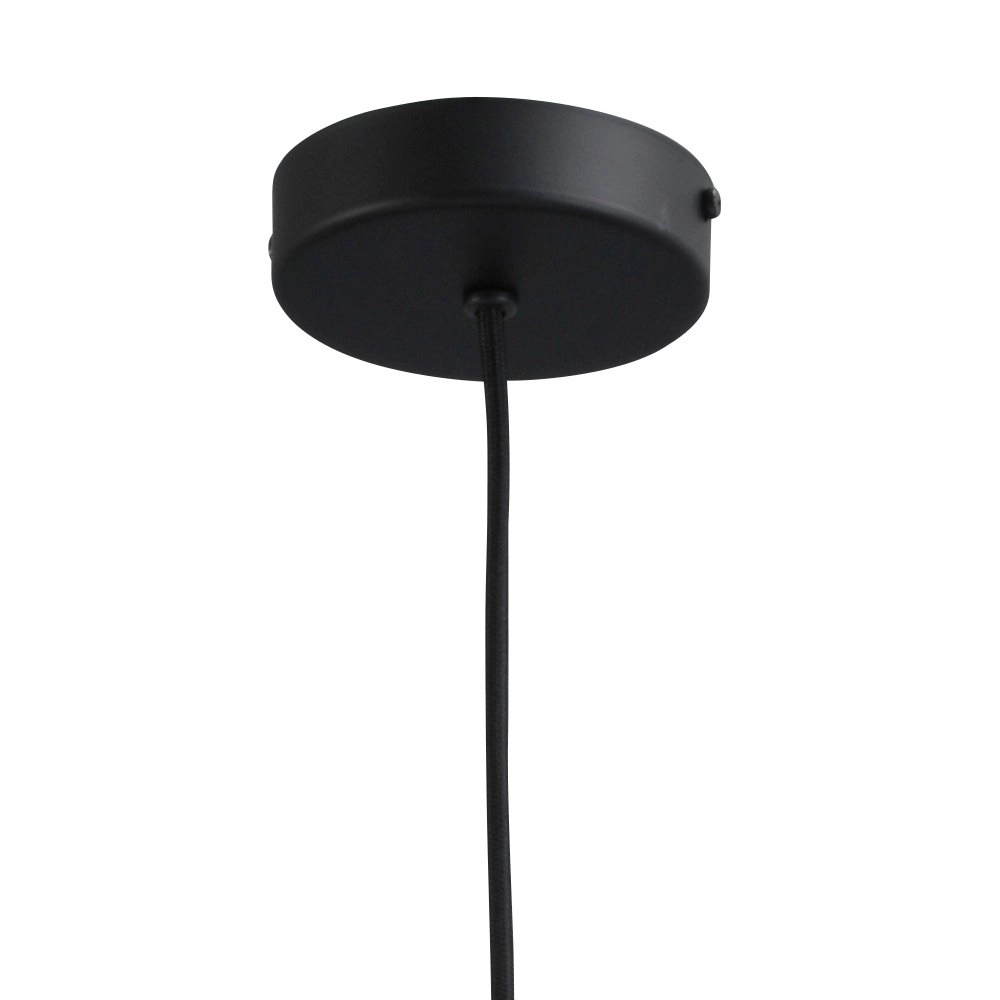 Lampe suspendue noire Diamond 18 cm avec verre transparent Masterlight 8718121259161