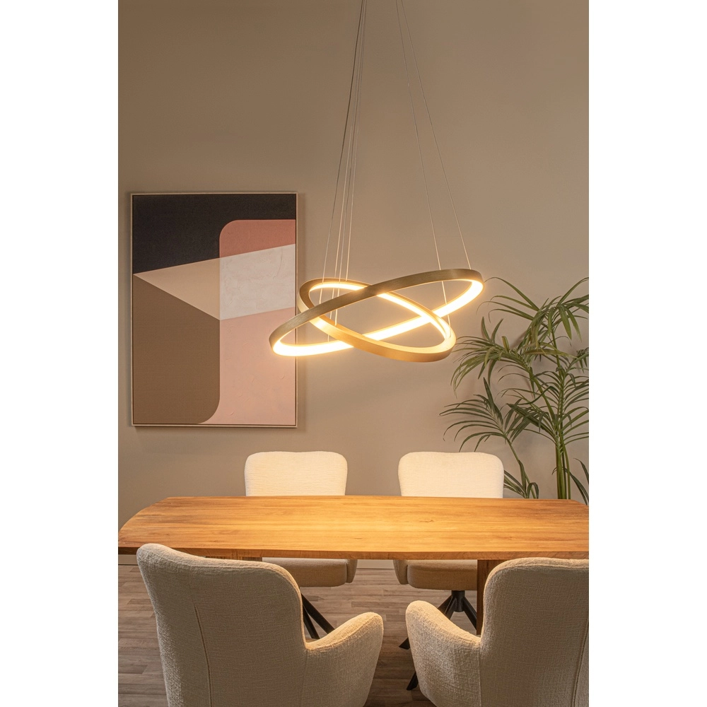 Lampe pendante dorée Vidal Ø design élégant de 78 cm Premium by Lucide 5411212460929