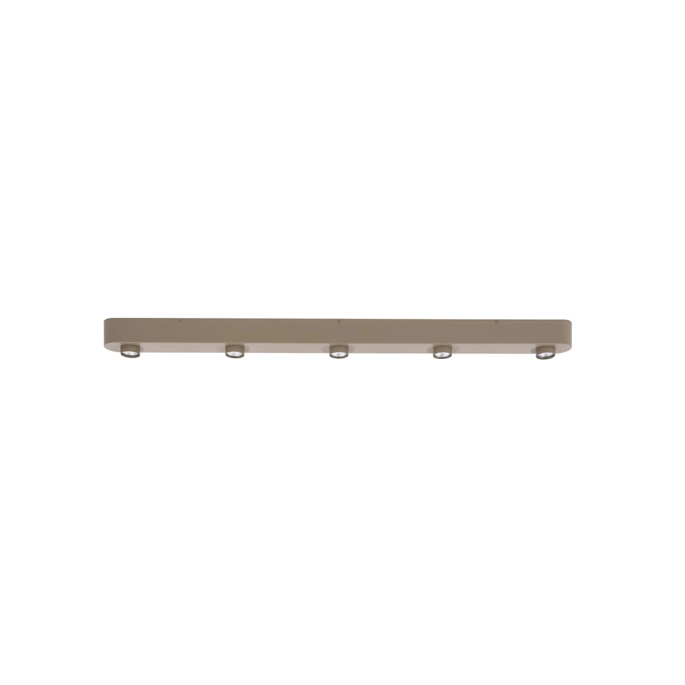 Lampe de plafond élégante Bar Brun sable 5 clair Lyora 8716803514843