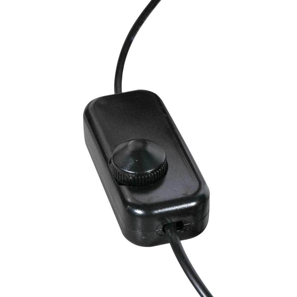 Lampe de table Geripu Noir avec verre transparent Steinhauer 8712746173789