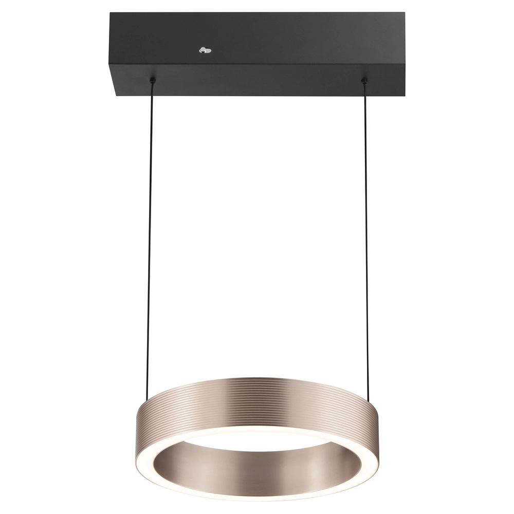 Lampe pendante de conception Axion Noir avec brun Brilliant 4004353477188