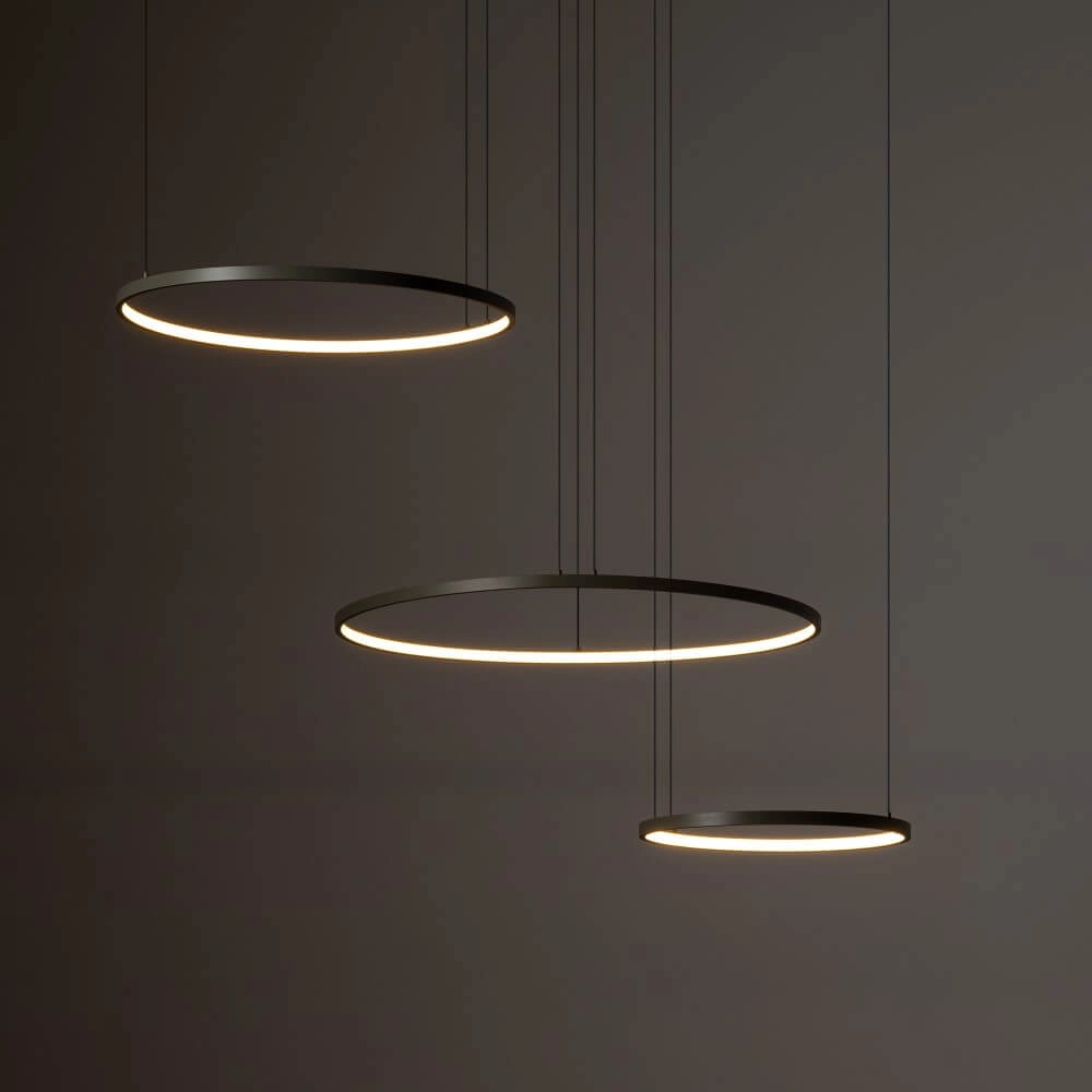 Suspension design Circolo LED vert olive Lyora 5903139113984