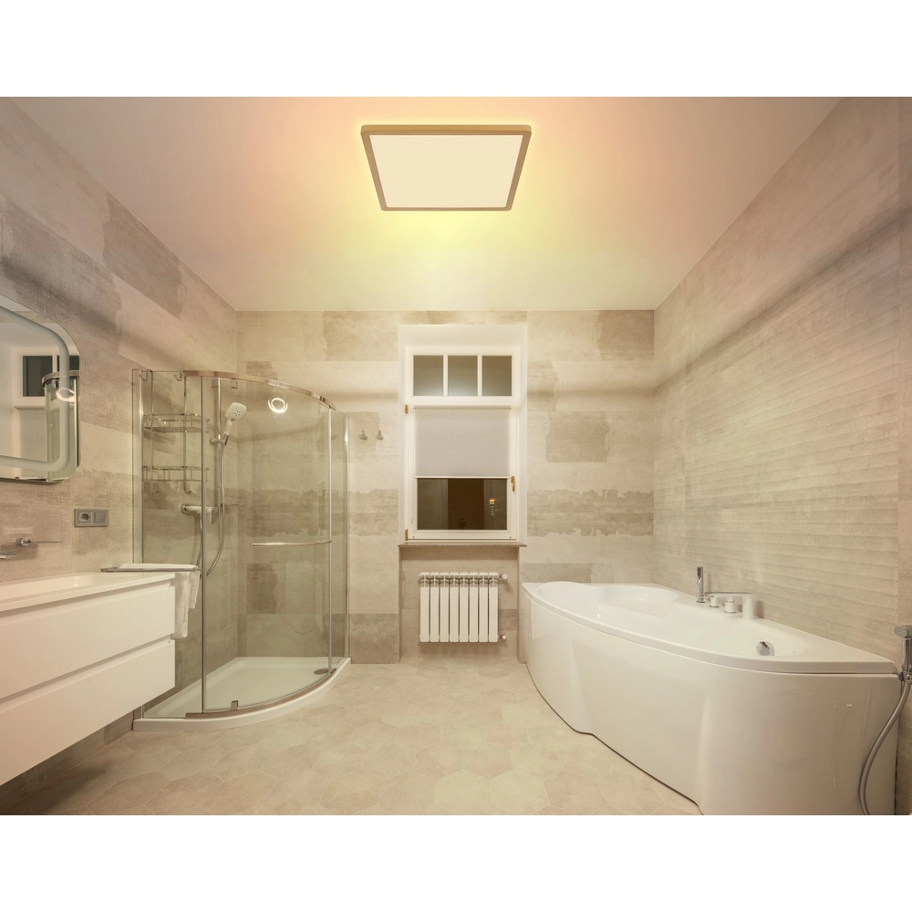 Éclairage de plafond Sapana Carré 42 cm d’or Globo 9007371451432