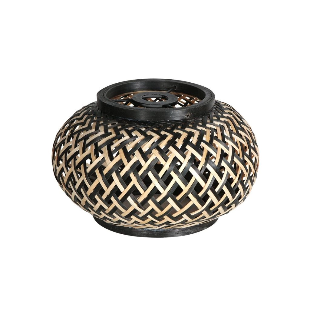 Lampe de table Nox Light avec une teinte en bambou Ø22,5 cm Steinhauer 8712746182927